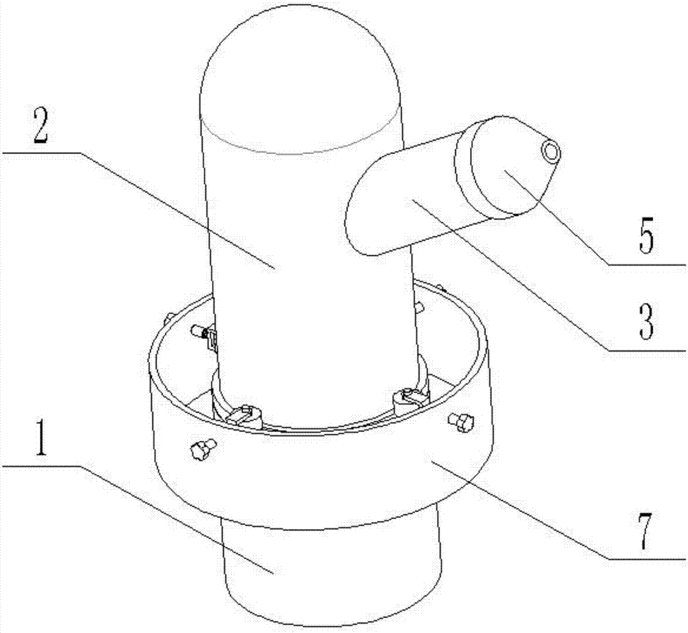 Variable-diameter autorotation farm irrigation spraying head