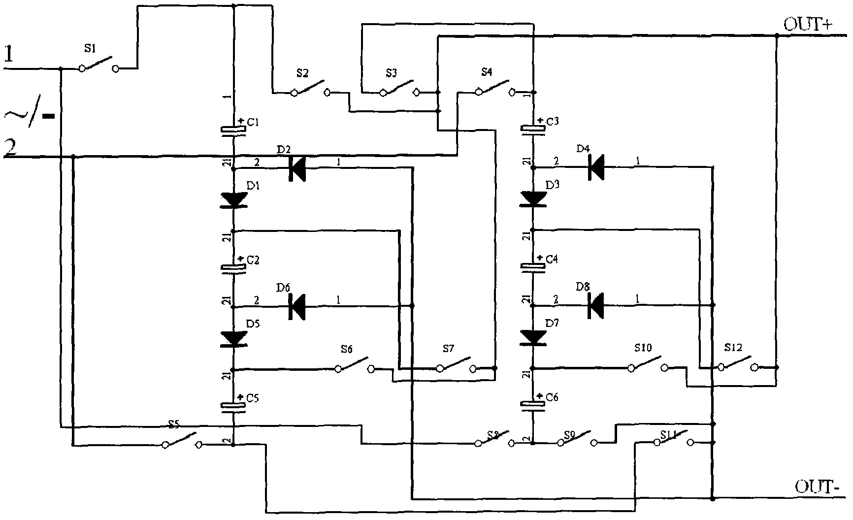 Low-frequency soft-pulse charging circuit and low-frequency soft-pulse charging method