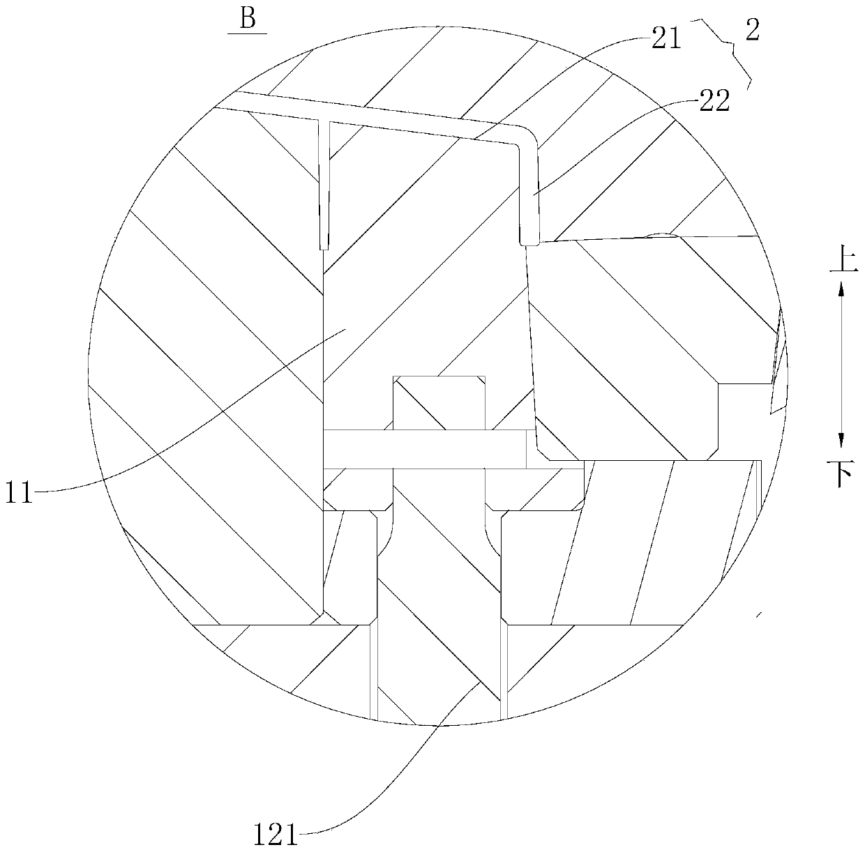 Ejection assembly of mould and demoulding method utilizing ejection assembly