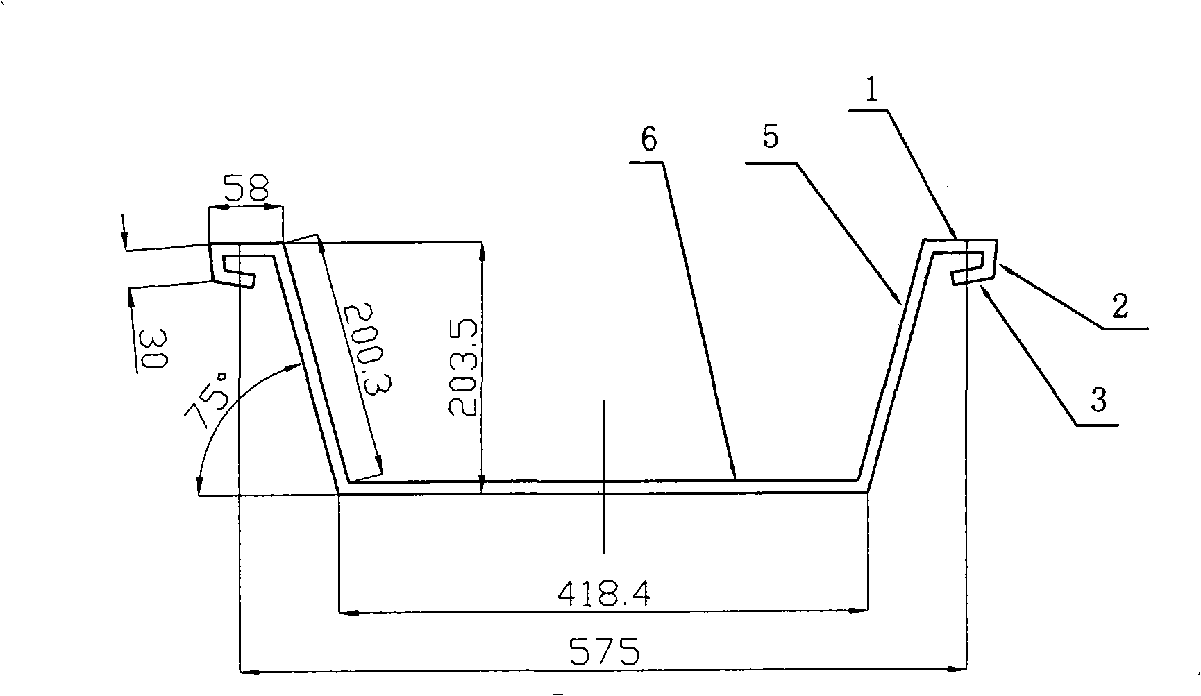 Continuous roller type cold bending shaping method for metal sheet pile