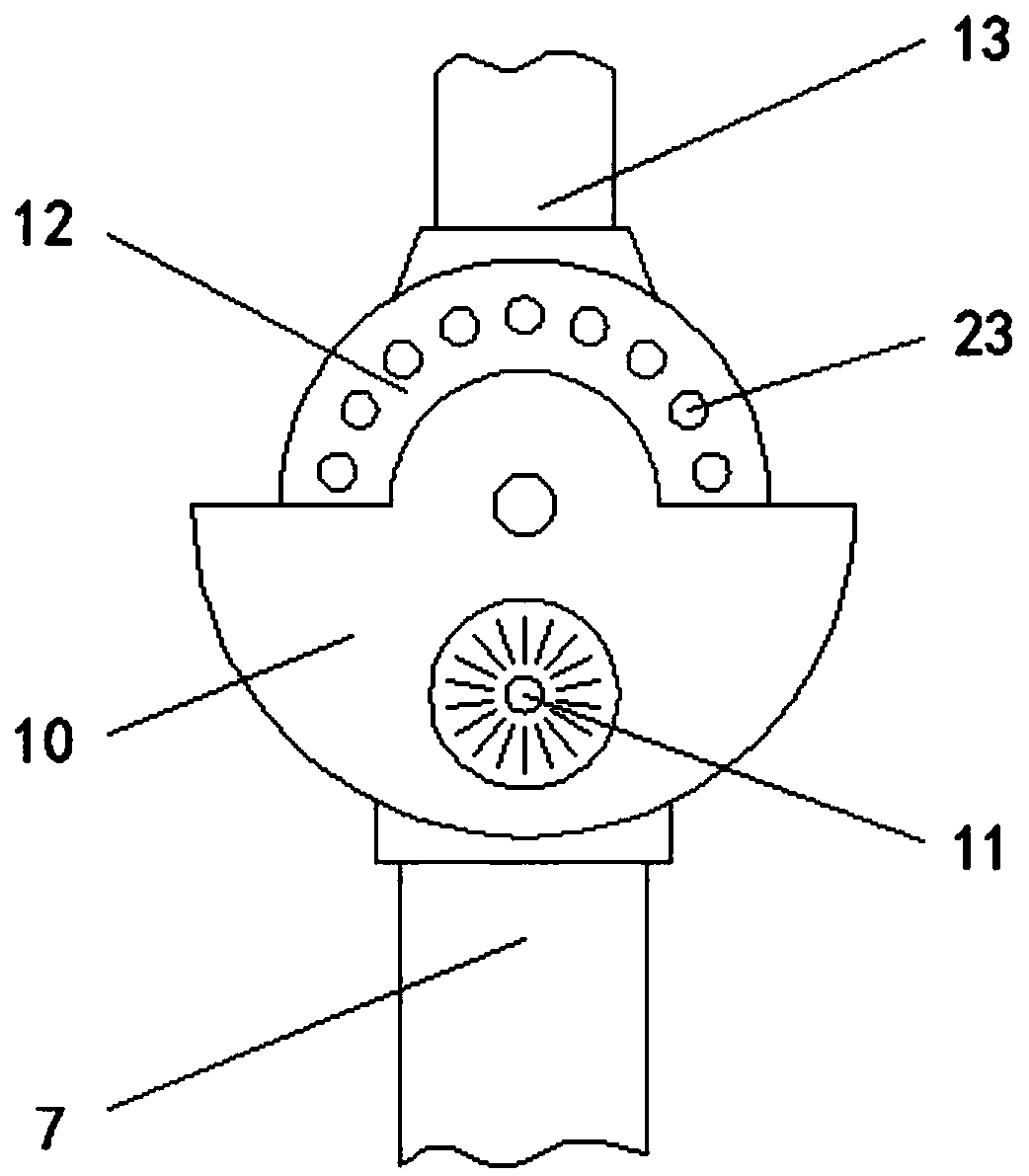 Portable pruning device for fruit tree maintenance in ecological orchards