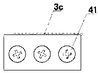 Plane contact device used for rapidly conducting large current