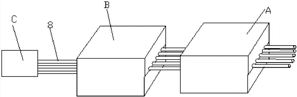 Clamping method of clamp for steel wire rope