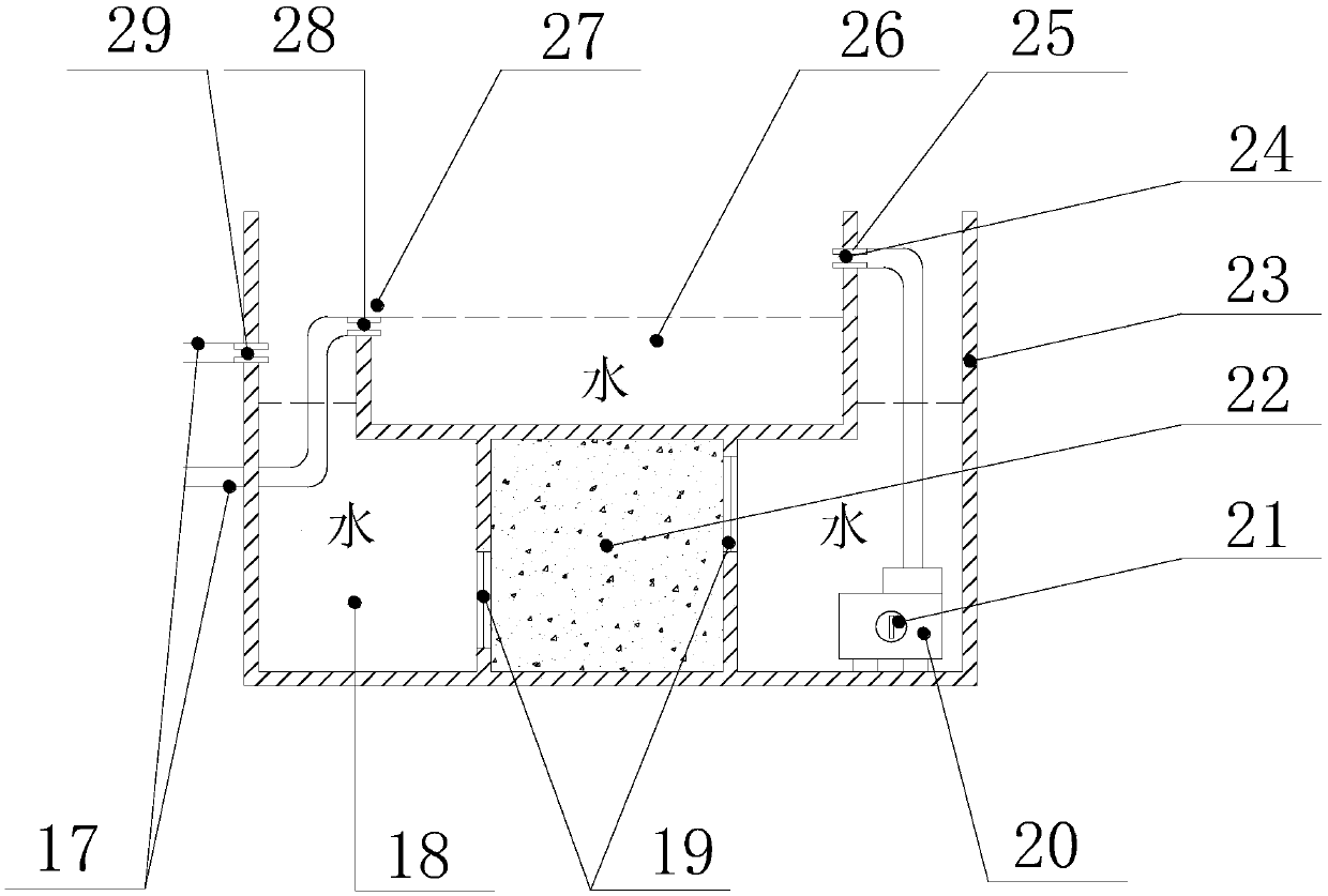 Constant-pressure self-circulation frost heaving test system