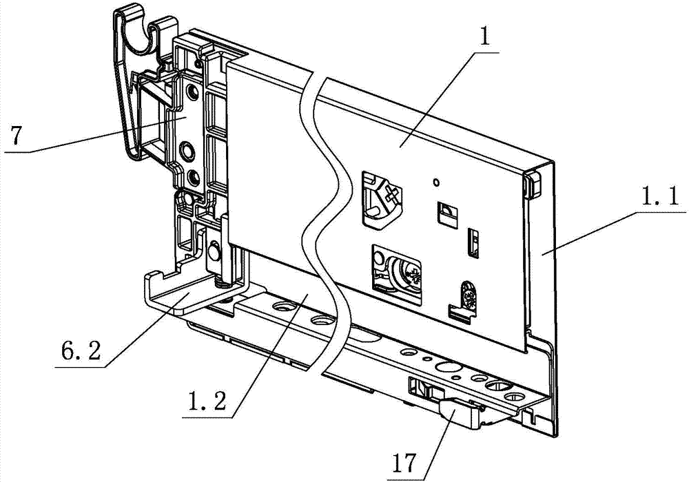 Adjusting mechanism of furniture drawer