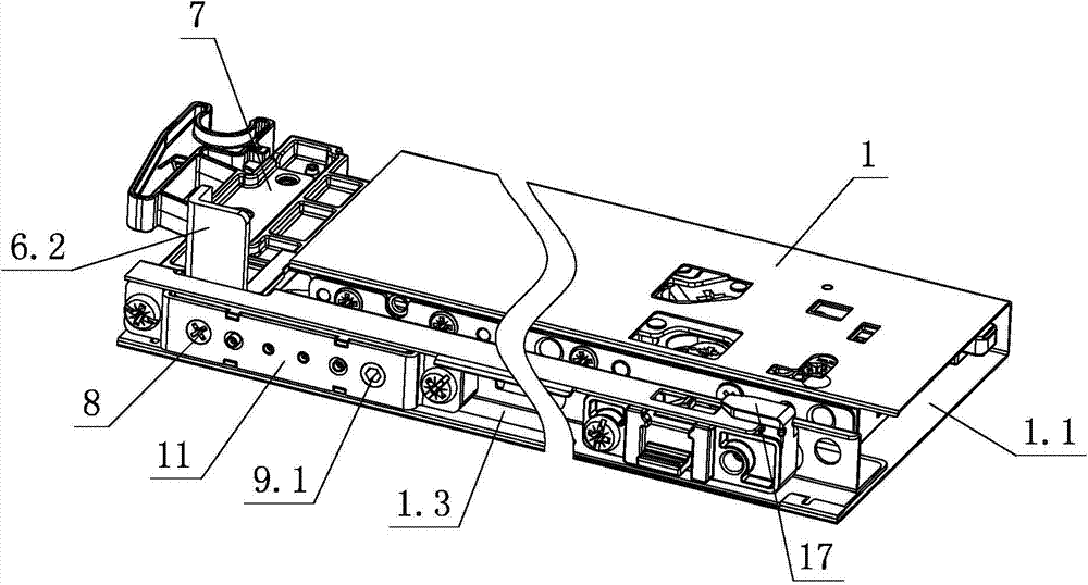 Adjusting mechanism of furniture drawer