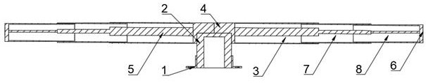 High-speed train aerodynamic force regulation telescopic wing device, high-speed train and control method