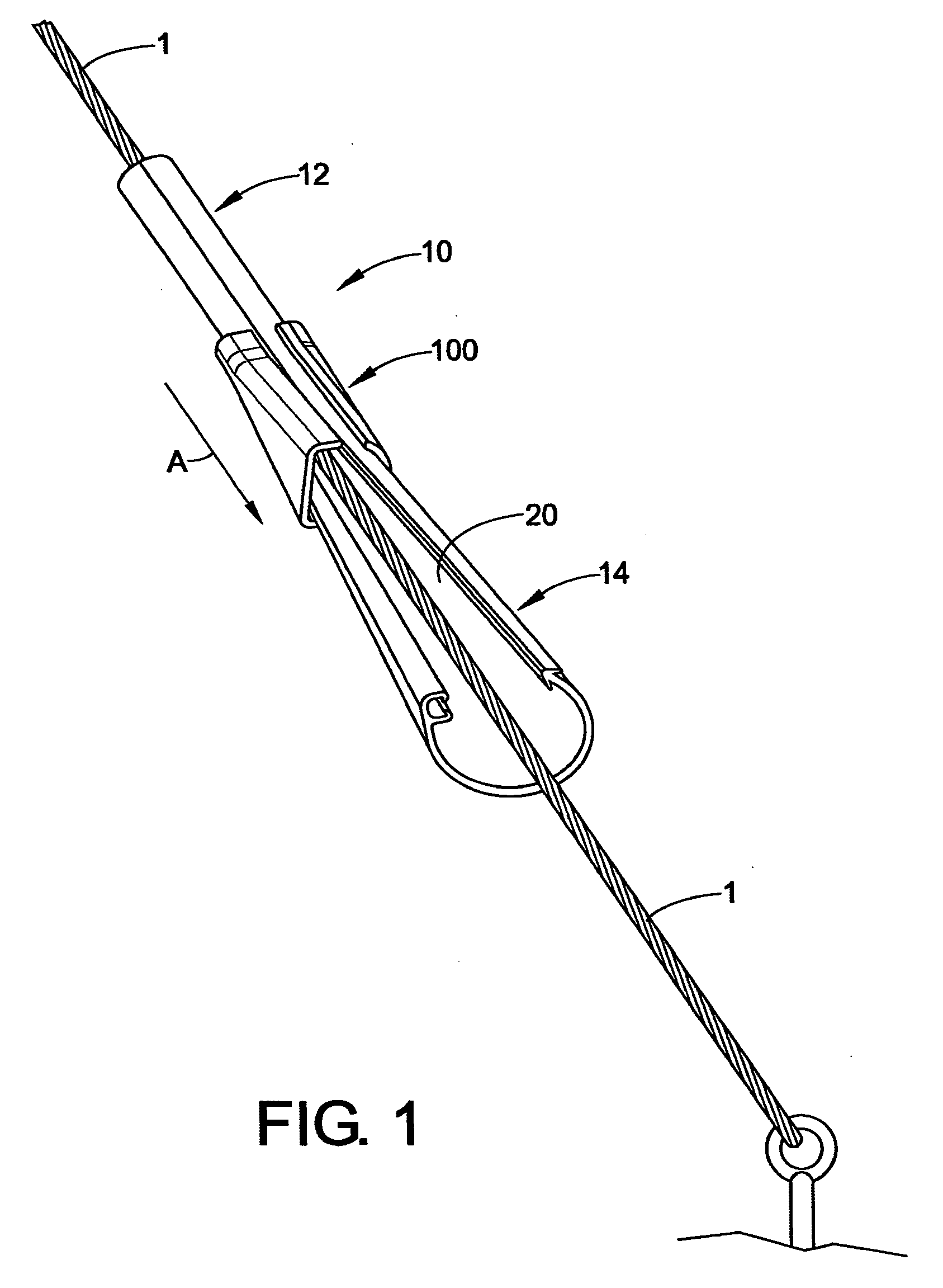 Plastic guy wire marker apparatus, bulk guy marker material, bulk guy marker dispenser system, and tool for installing a guy marker