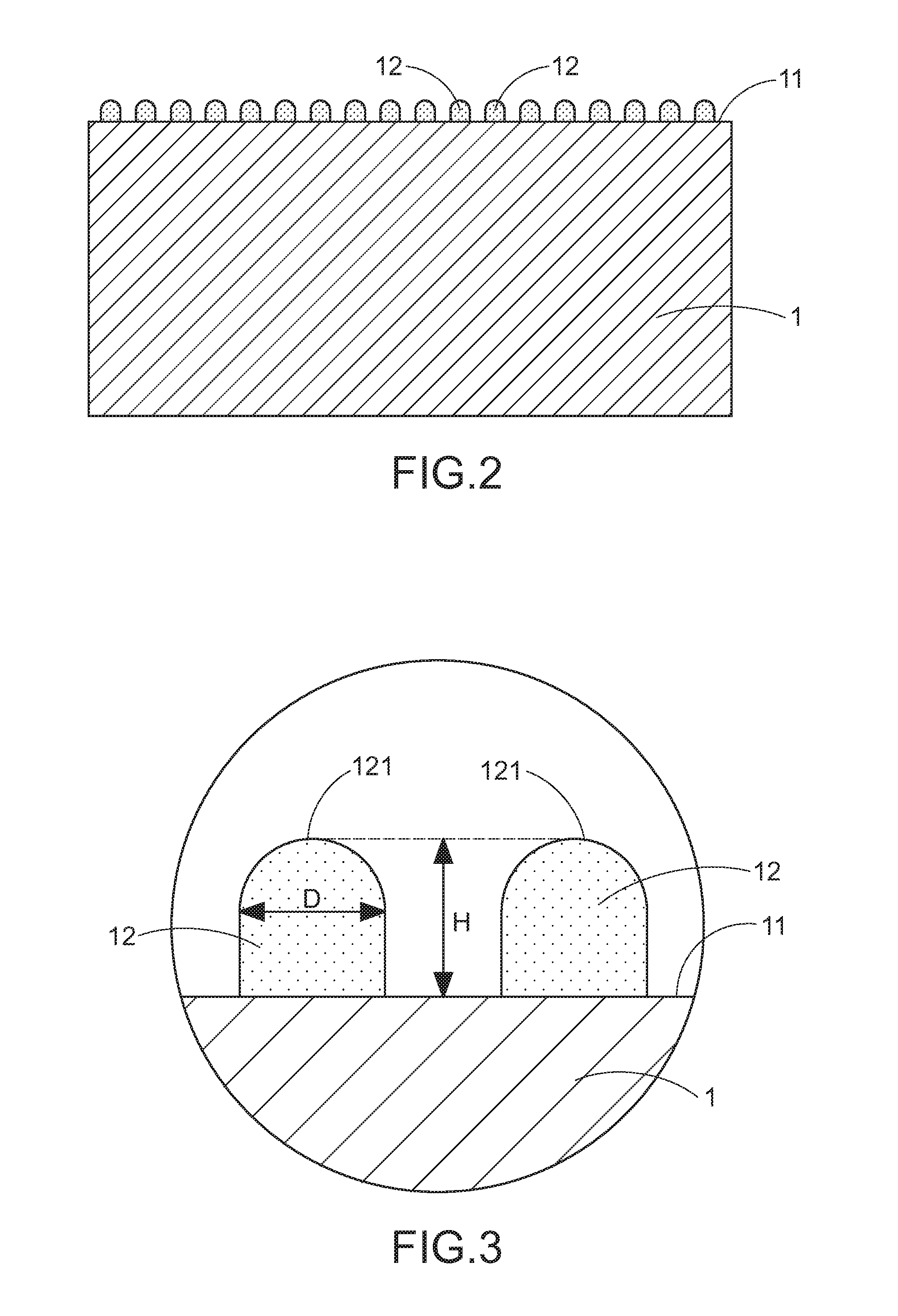 Nano-patterned substrate and epitaxial structure