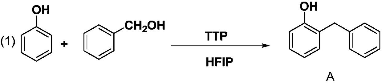 Method for synthesizing intermediate of benproperine phosphate through eco-friendly processes