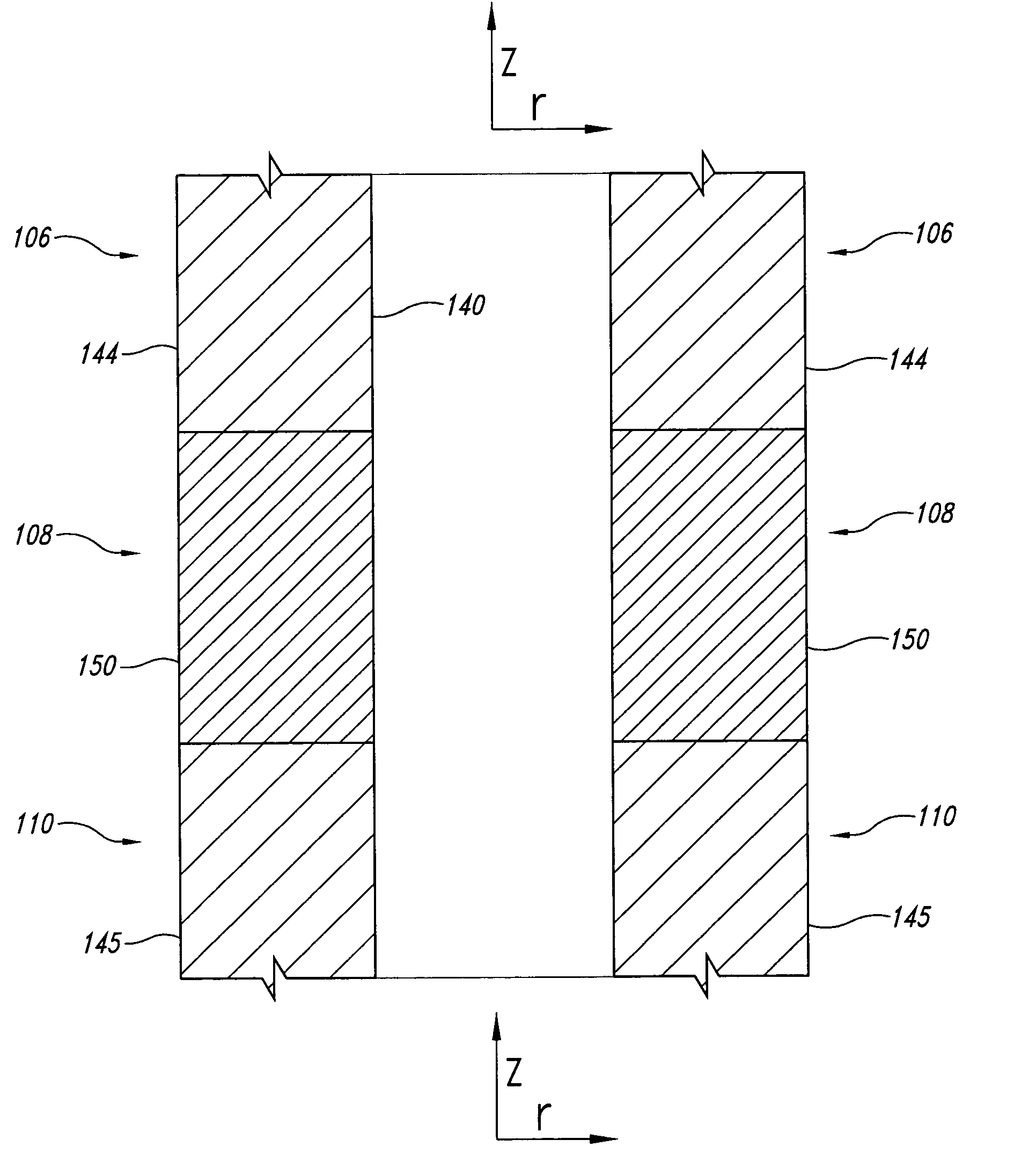 Channelized stratified regenerator system and method