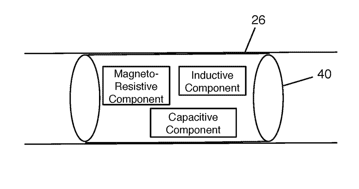 Implantable device with electrical filter