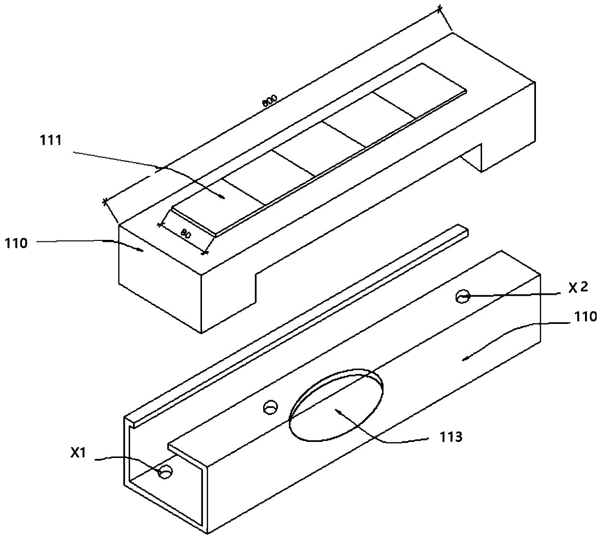 Hidden type wiring board glass writing desk