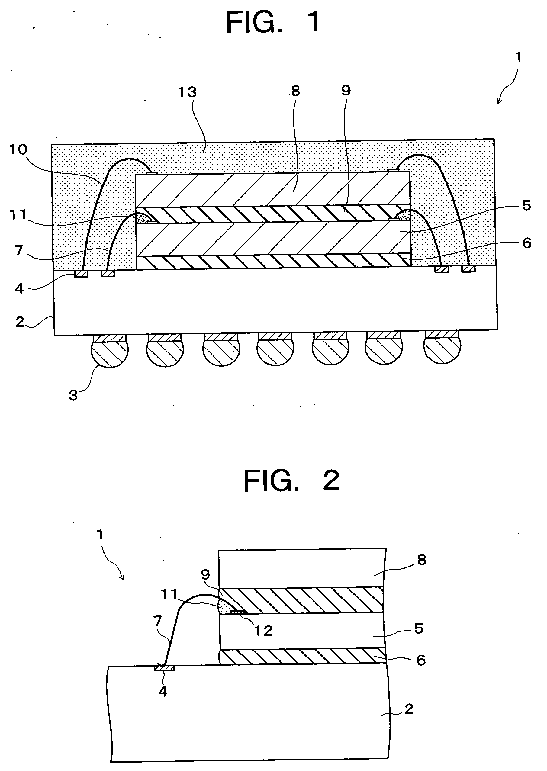 Stacked electronic part