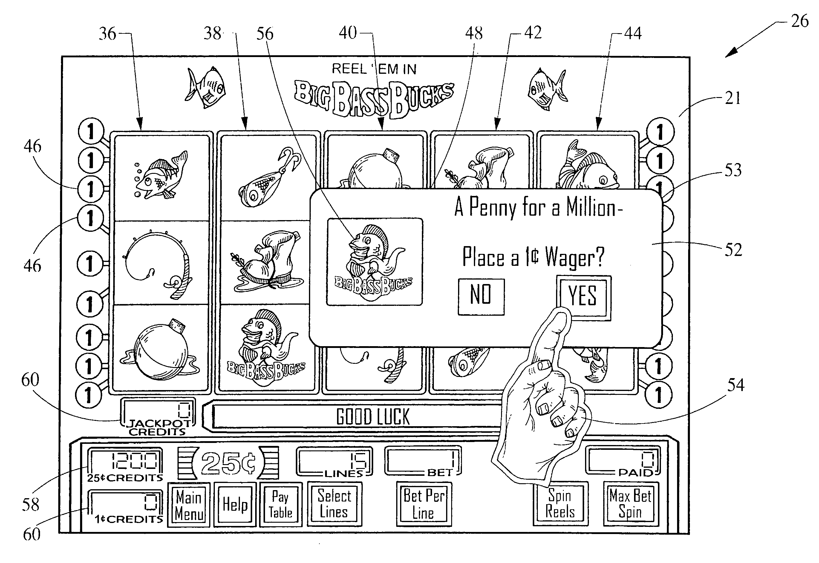 Gaming terminal with special-event wager having different denomination increment than basic wagering game