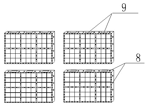 Square-module-type fiber fixed-disc filtering machine