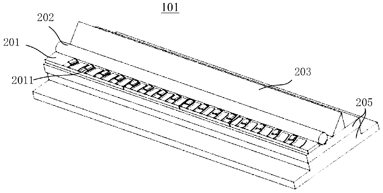 Laser emitting device and laser radar system