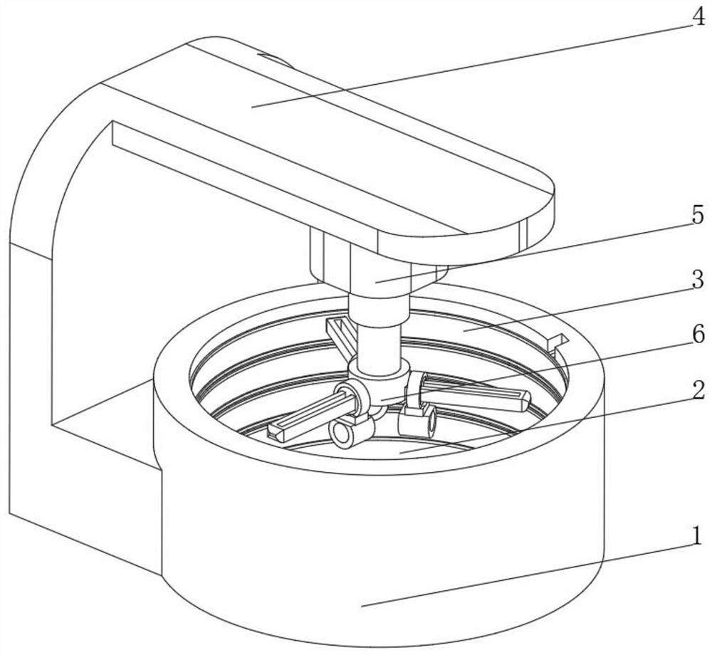 Metal part polishing device