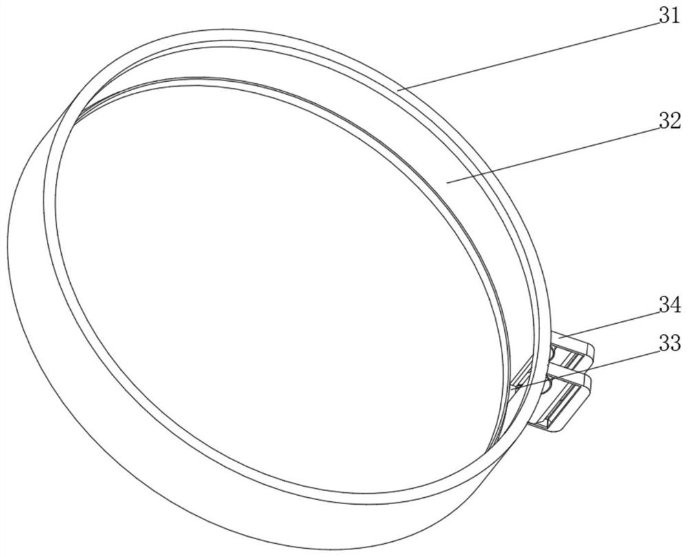 Metal part polishing device