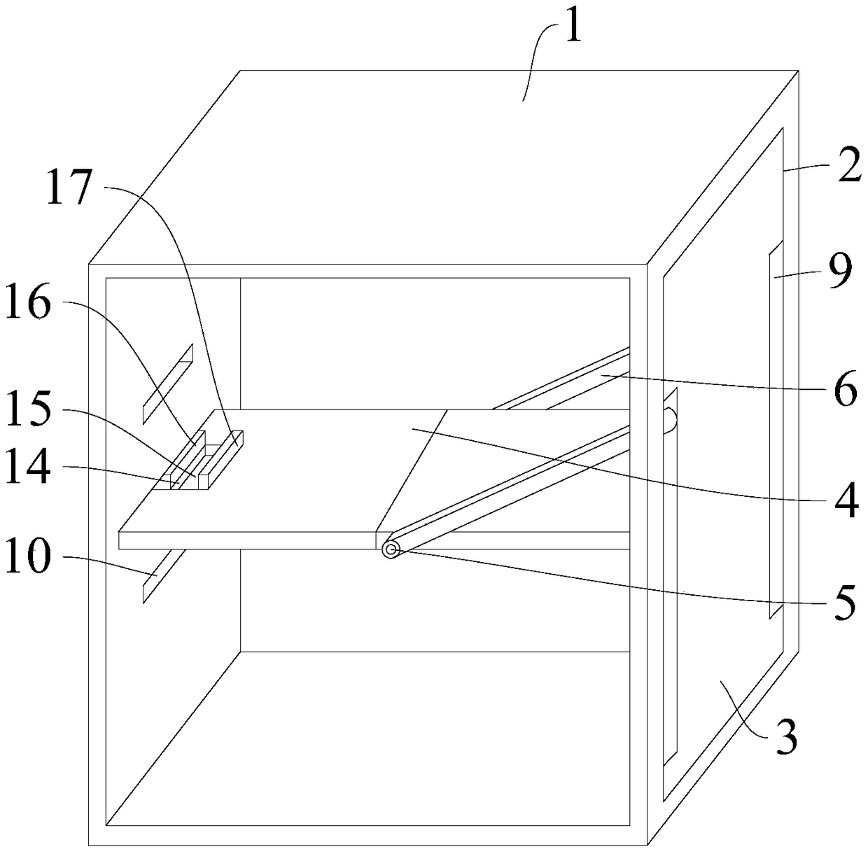 Storage cabinet with adjustable inner cavity and for clean operating room