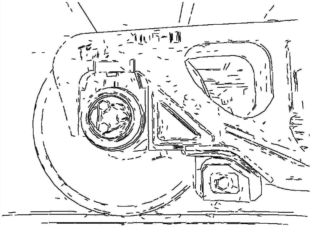 Method for automatically detecting deflection fault of railway wagon locking plate