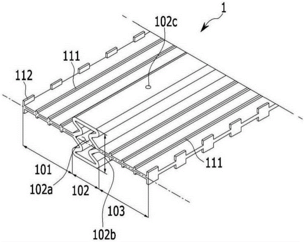 Corrugated hollow closed water stop, concrete culvert using same, and construction method therefor