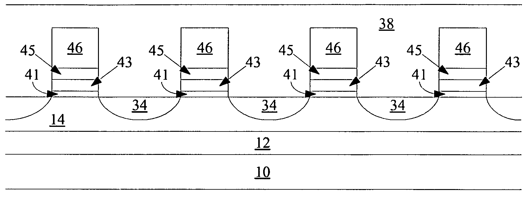 Highly scalable thin film transistor