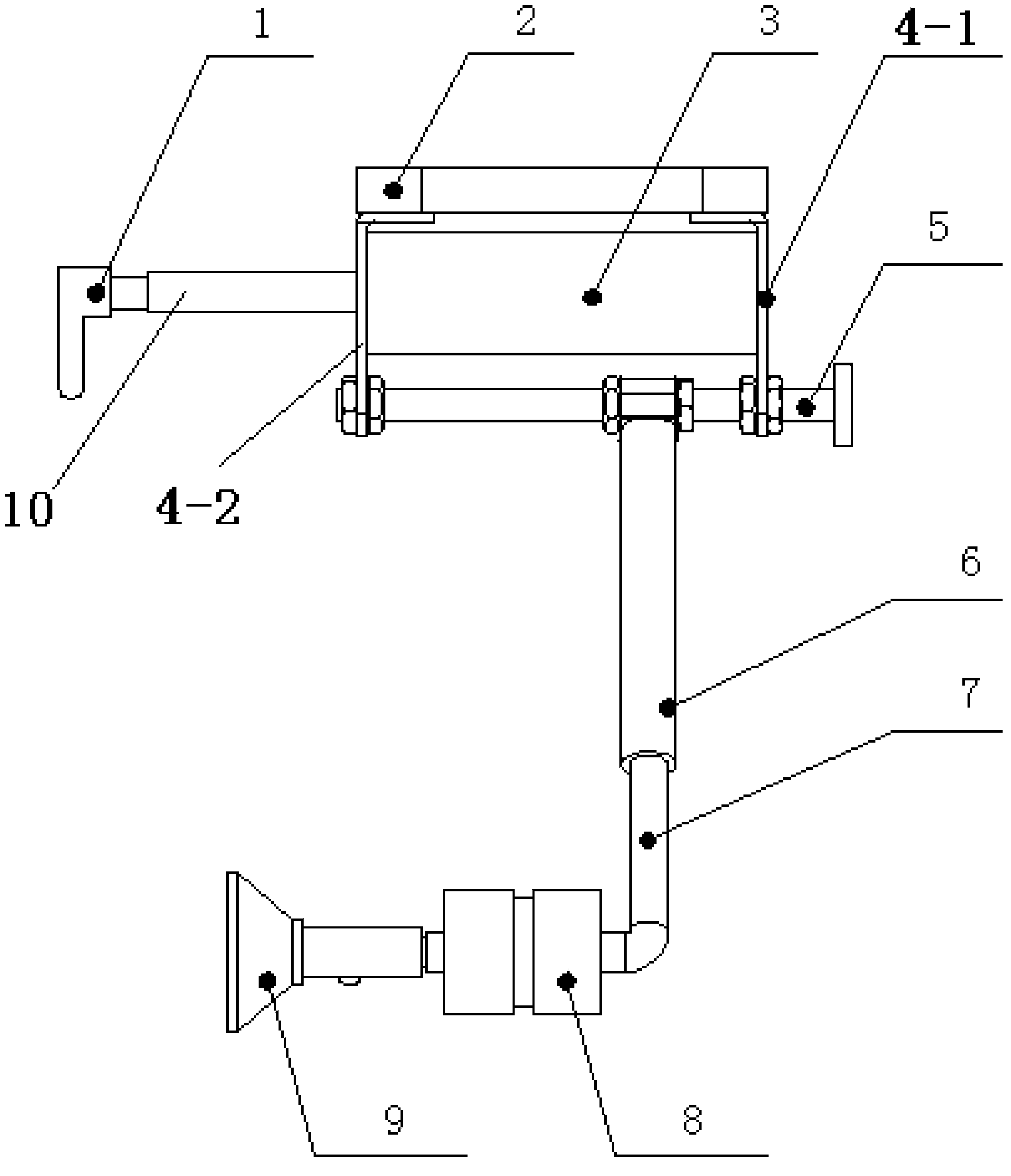 Door opening and closing performer for washing machine with force-adjustable type mechanical arm