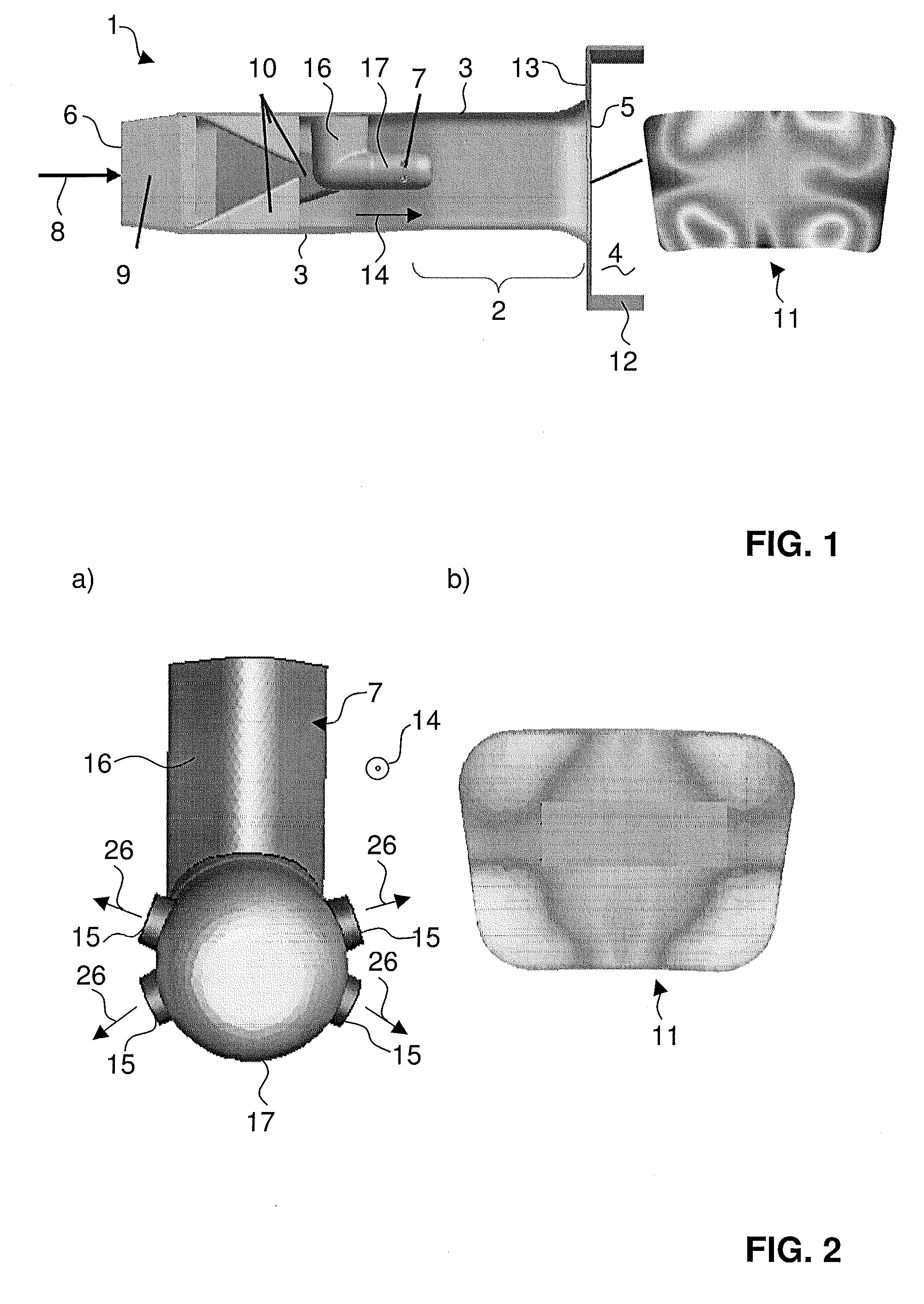 Reheat burner injection system