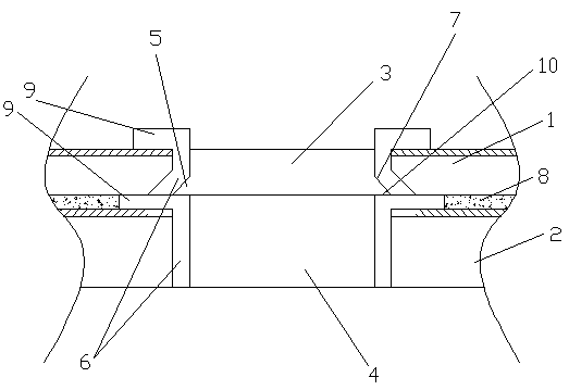 A double-sided pcb