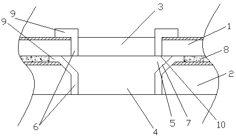 A double-sided pcb