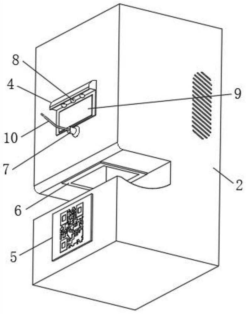 Medical nasopharynx swab self-service collector