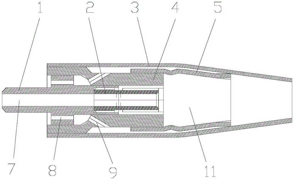 Burner and flame temperature control method