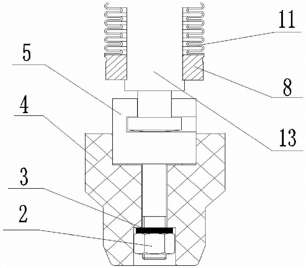 Corrugated tube stop valve