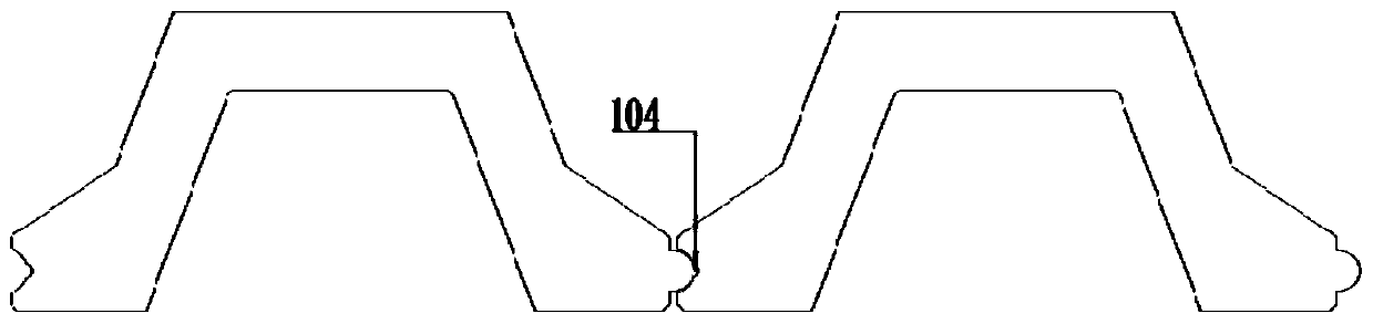 Prestressed concrete corrugated sheet pile and preparation method thereof