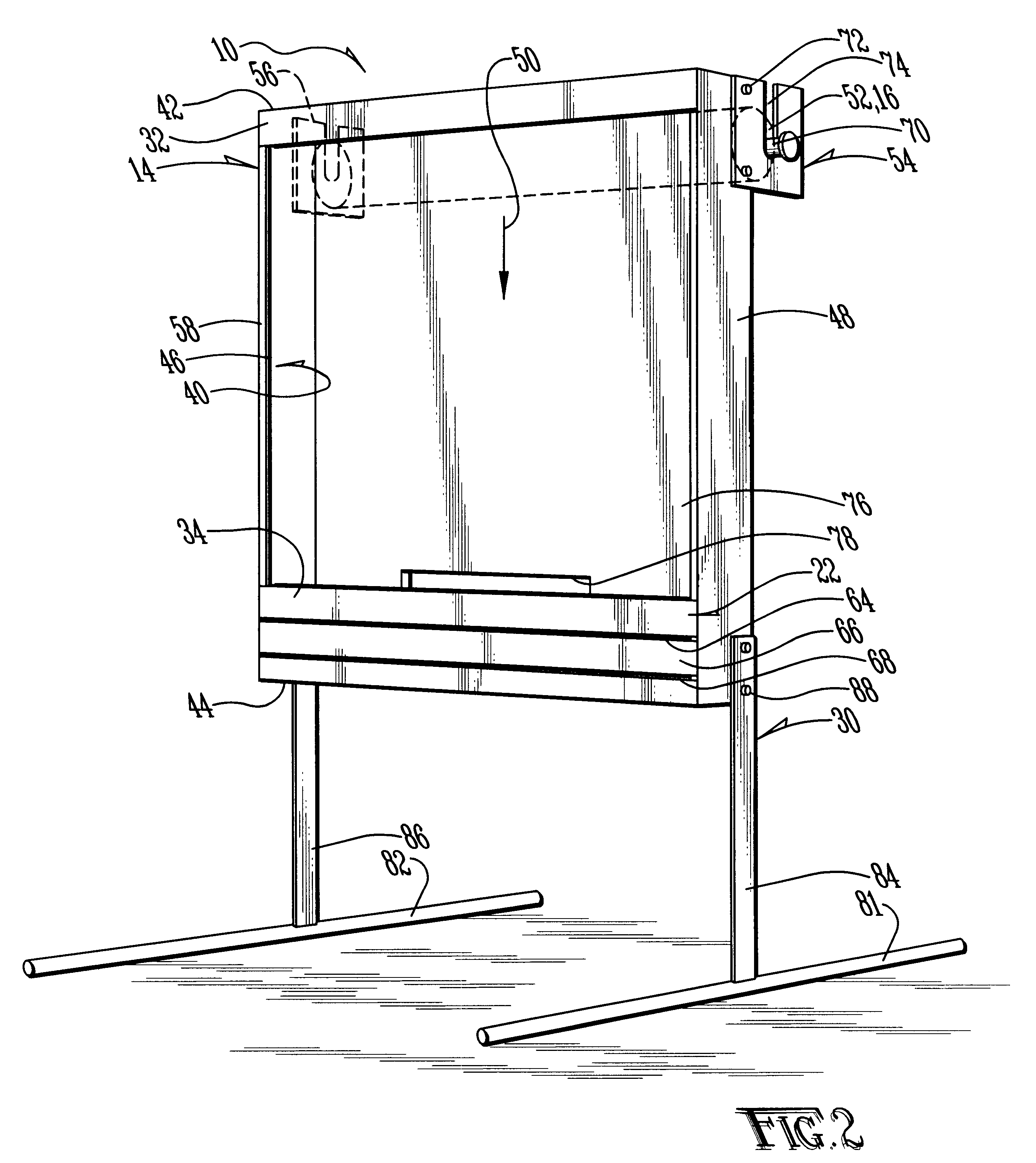 Paper roll target apparatus