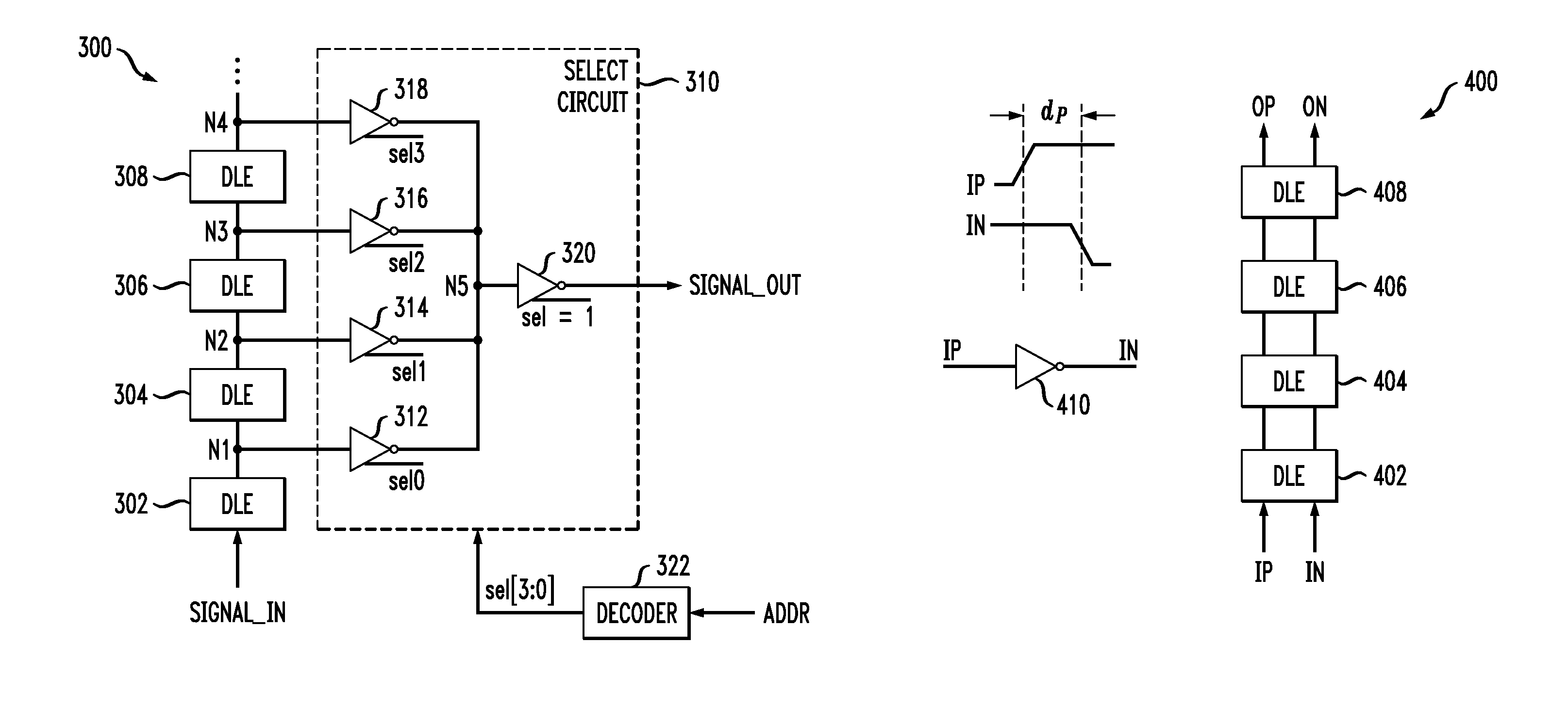 Delay circuit having reduced duty cycle distortion