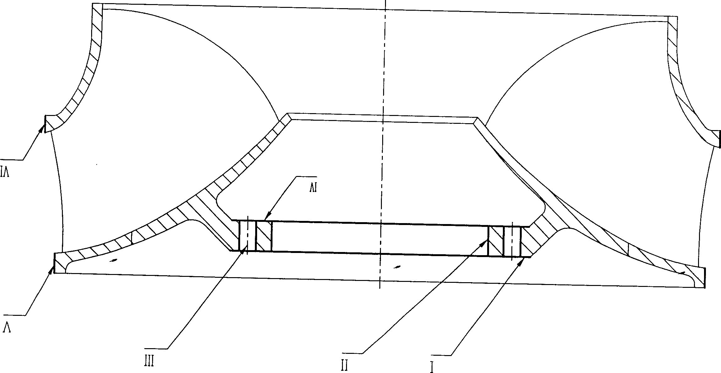 Specific machine for machining runner in hydropower station building site