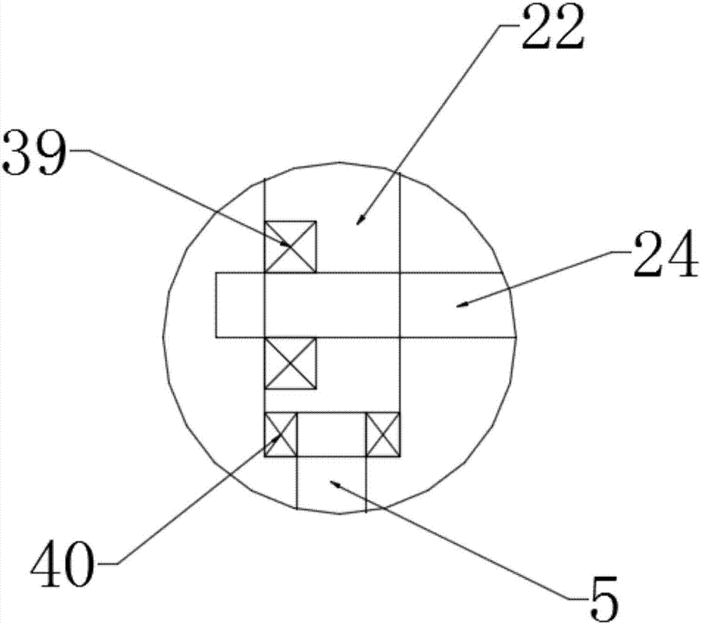 High-efficient mixing device for feed production of animal husbandry