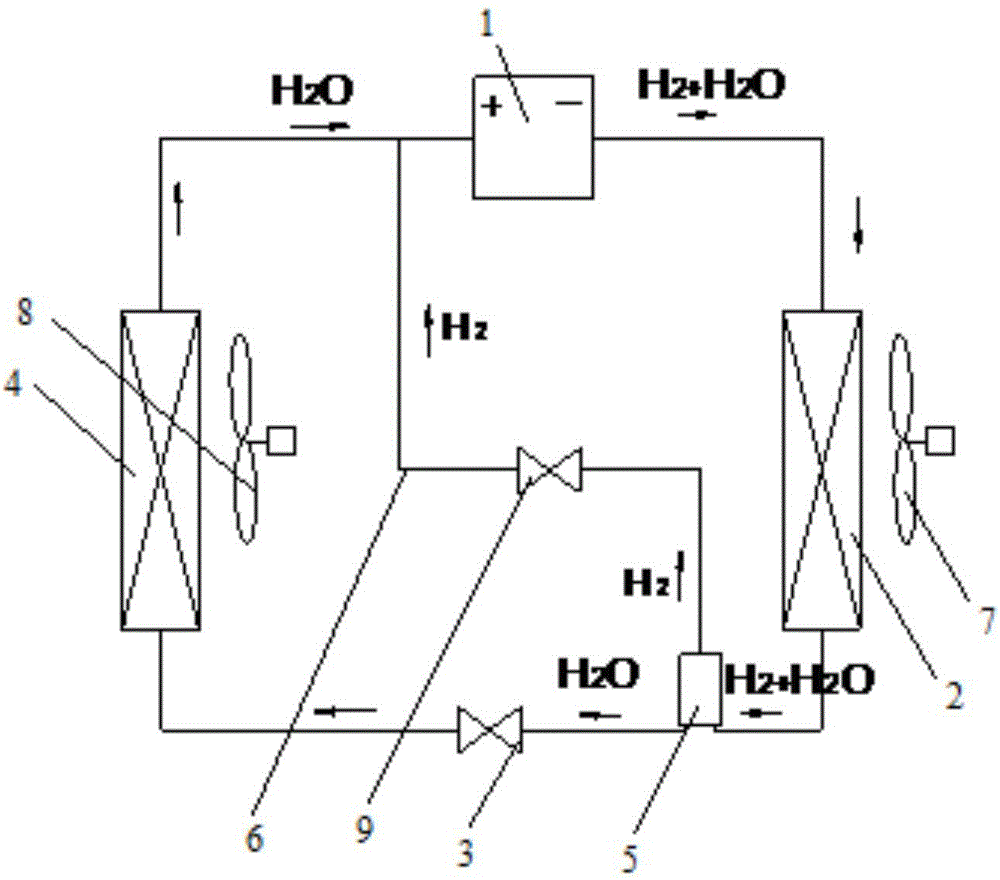 Electrochemical refrigerating system