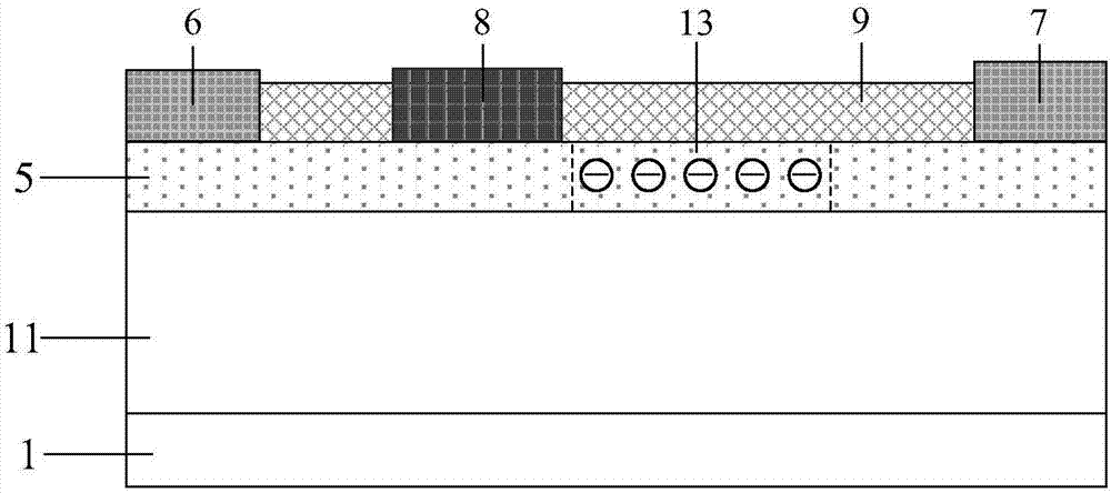 RESURF HEMT device with N type floating buried layer