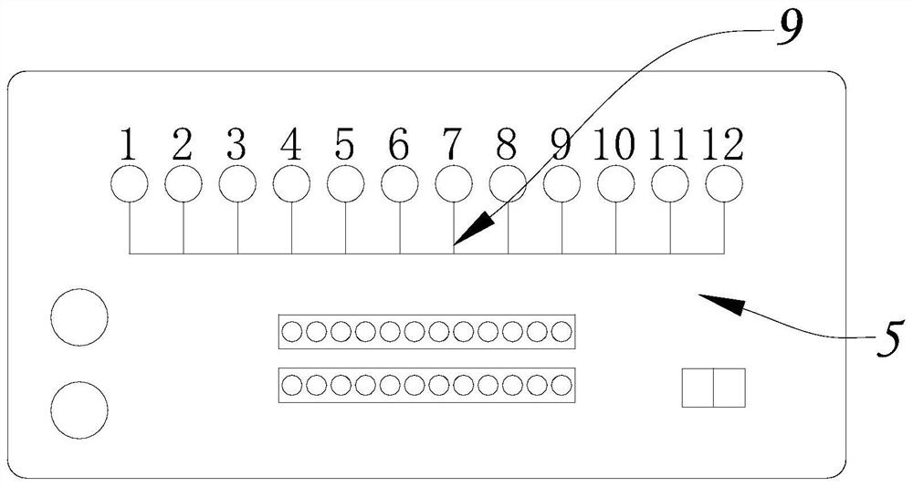 Integrated tester for main rectifier tube and exciting tube of rectifier bridge