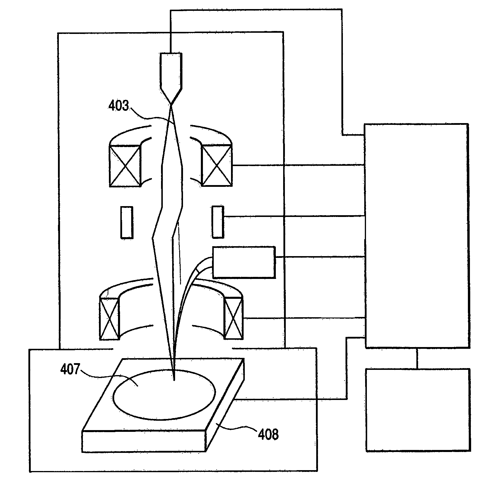 Evaluation method of fine pattern feature, its equipment, and method of semiconductor device fabrication