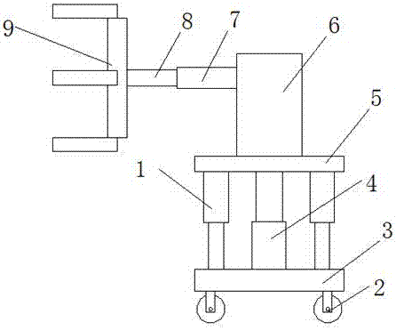 Positioning device for automobile fixture