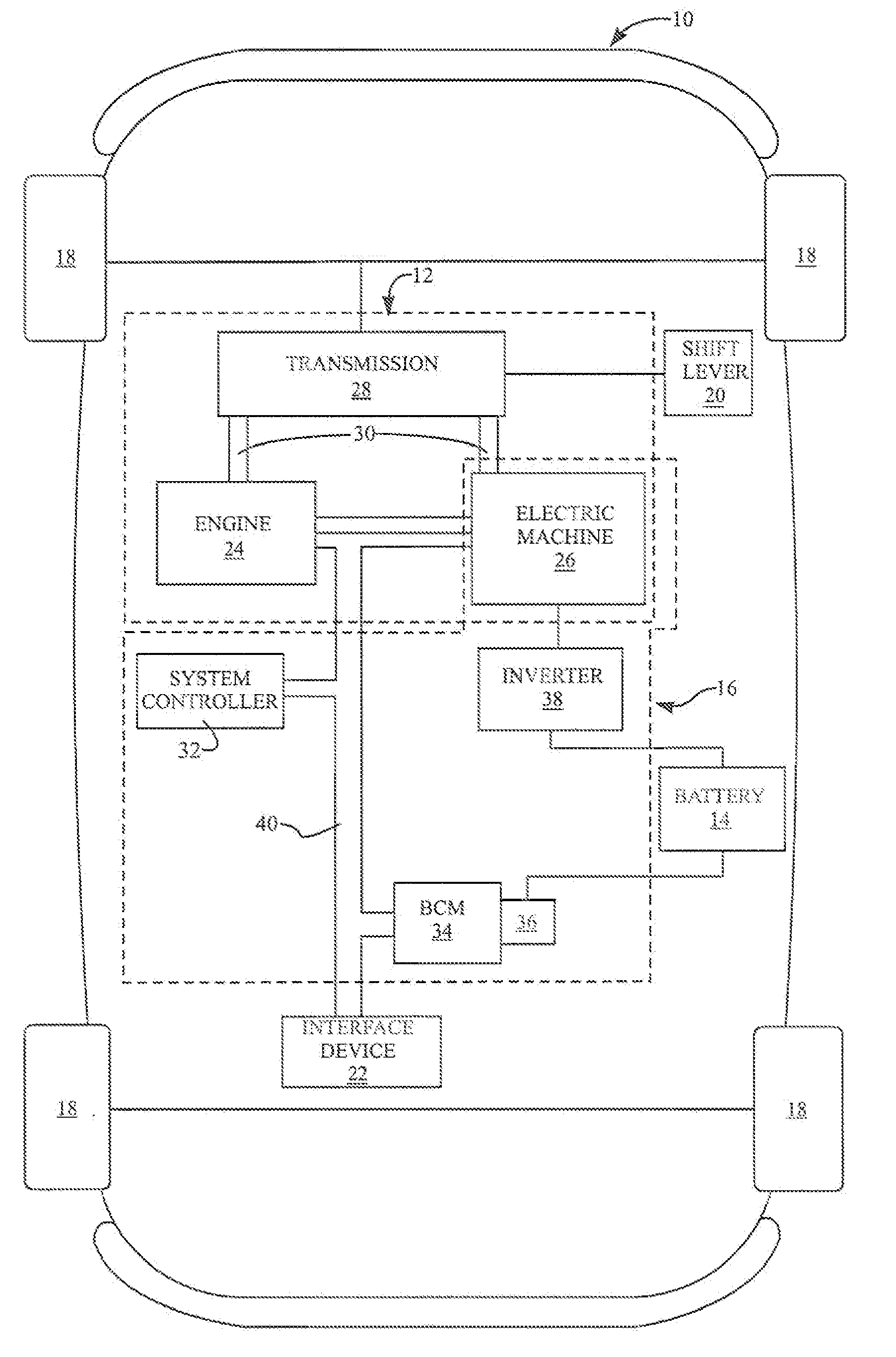 Controlling state of charge of a vehicle battery