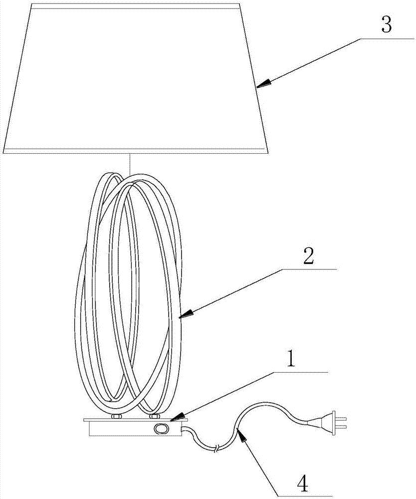 Table lamp with dormitive function