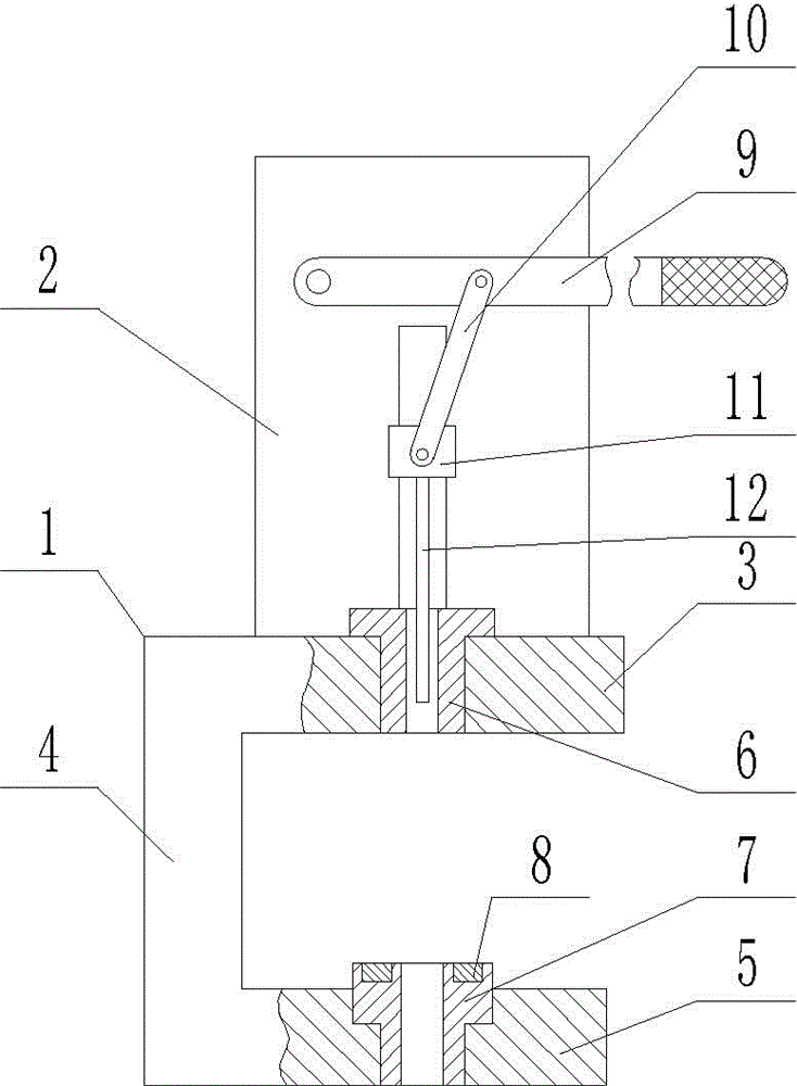 Quick disassembling device for chain