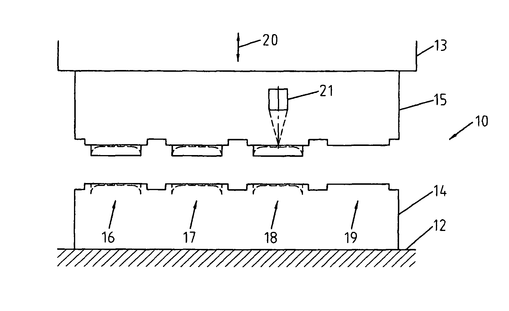 Arrangement and method for manufacturing can lids