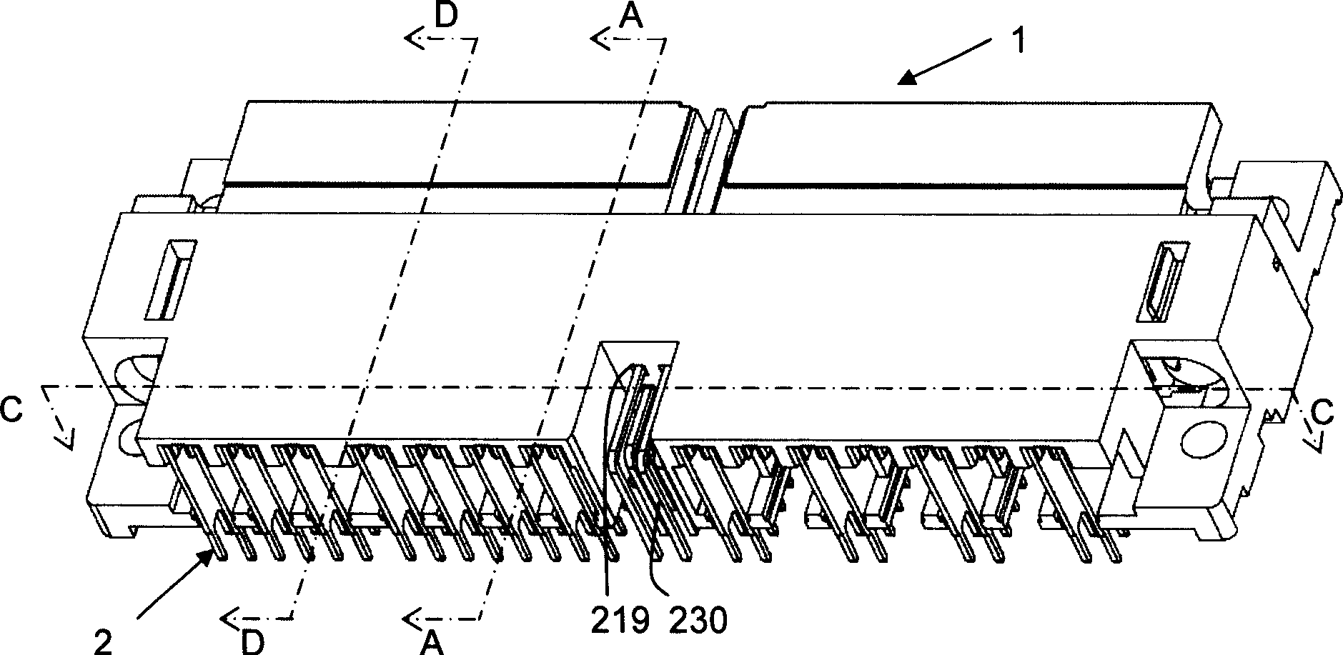 Power supply connector assembly