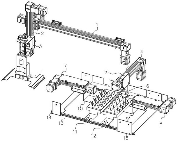 Bag breaking equipment for garbage recycling bin